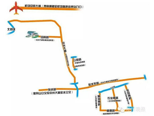 鄭州多處道路被管制，各位車主請繞行